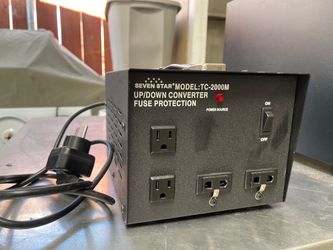 SEVEN STAR TC-2000M UP/DOWN CONVERTER FUSE PROTECTION
