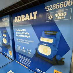 Kobalt 4000-Lumen Portable LED Detachable