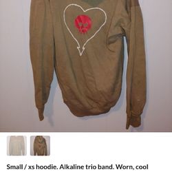 Alkaline Trio Hoodie - Worn, Small