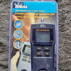 Ideal VDV Multimedia Cable Tester New