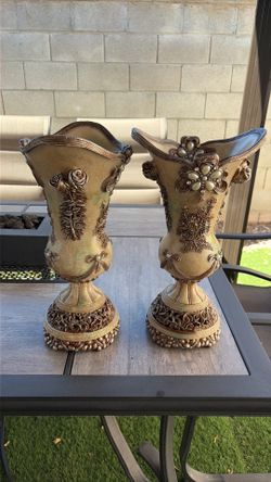 OK Lightning Vintage Rose Vase