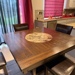 Lazy Susan Kitchen Table