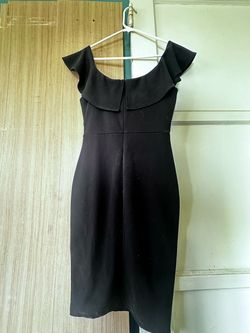 Black cocktail dress