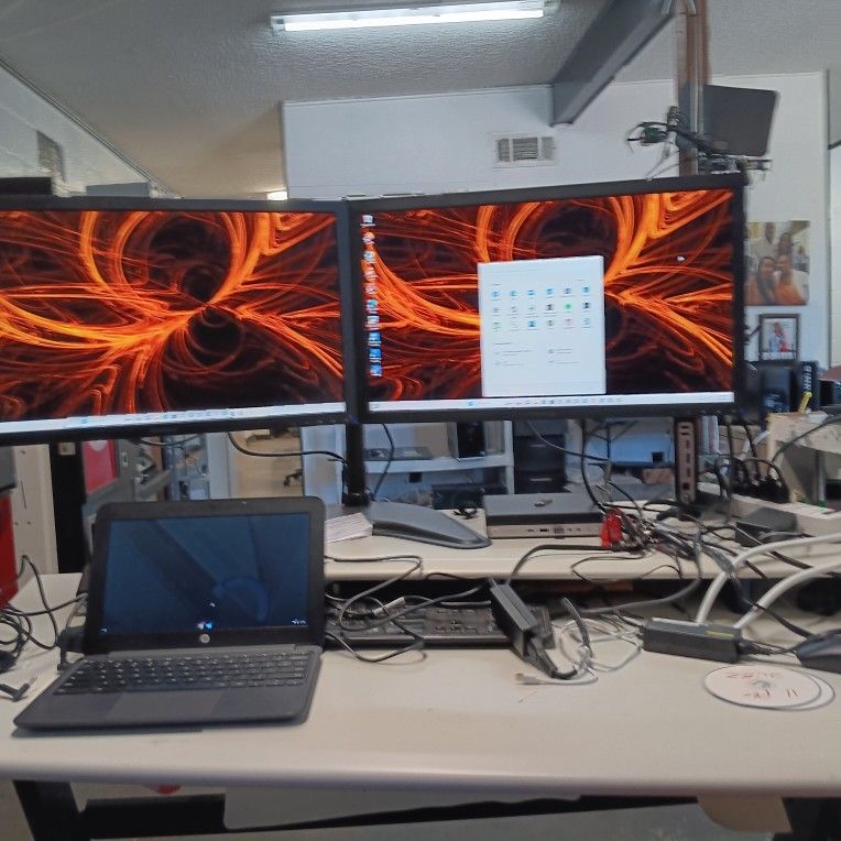 Hp 705 G4 DM 65W DUAL SCREEN DESKTOP COMPUTER