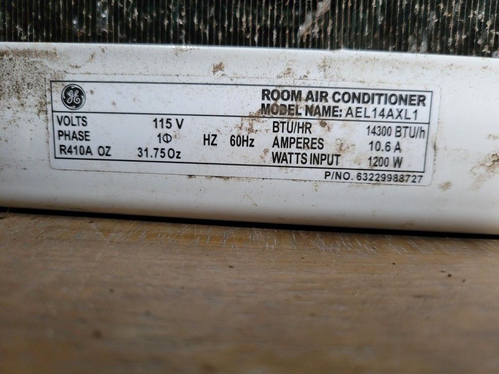 GE Window AC 14500 BTU with remote