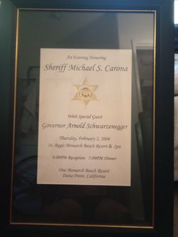 Evening Honoring Sheriff Michael S. Corona