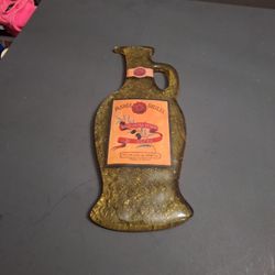 Acrylic Kitchen Wall Decor, Flat Oil Bottle Labeled Madre Sicilia "Olio Extra Virgine Di Oliva" Sicilian Olive Oil Co, Product Of Italy 🇮🇹  12" X 5"