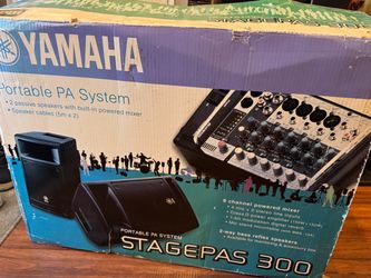 Yamaha StagePas 300 - Speakers, Mixer, Mounts and Cables