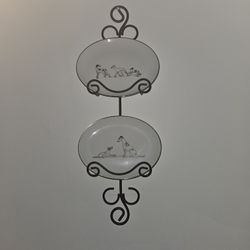 Greyhound Statues and Decorative Plates Bundle - $35 OBO