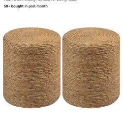 Jute Ottoman/stool/pouf 