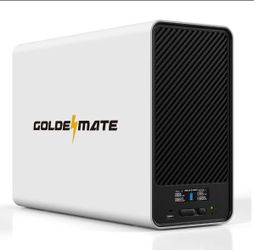 GOLDENMATE 1500VA/1000W Lithium UPS, battery backup Surge Protector, 297Wh LiFePO4 Power, AVR, Line Interactive Sine Wave, 8 Outlets, LCD Display.