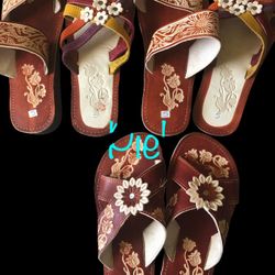 Leather Sandals From Mexico 