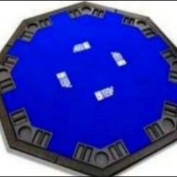 WPT WORLD POKER TOUR FOLDING TABLE TOP CARD TABLE. ♦️♣️♥️♠️ With Carrying Case