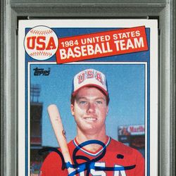 1985 Topps Mark McGwire Signed PSA 5 Auto 10!