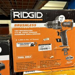 (New) Ridgid 18V Brushless Cordless 1/2in. High Torque Hammer Drill/Driver  (tool-only) for Sale in Phoenix, AZ - OfferUp