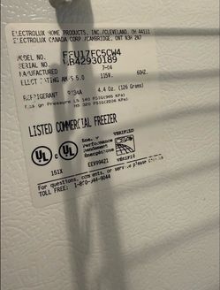 Standing freezer - Frigidaire - 16.7 cubic feet