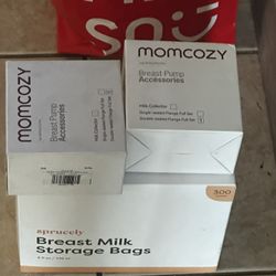 Momcozy replacement parts and milk storage bags