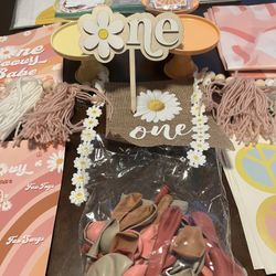 One Groove Babe 1st Birthday Party Decorations 
