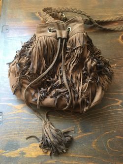 Fringe purse