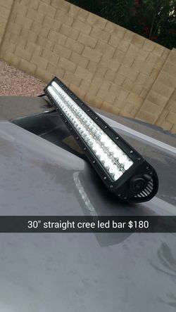 30" straight cree led light bar new