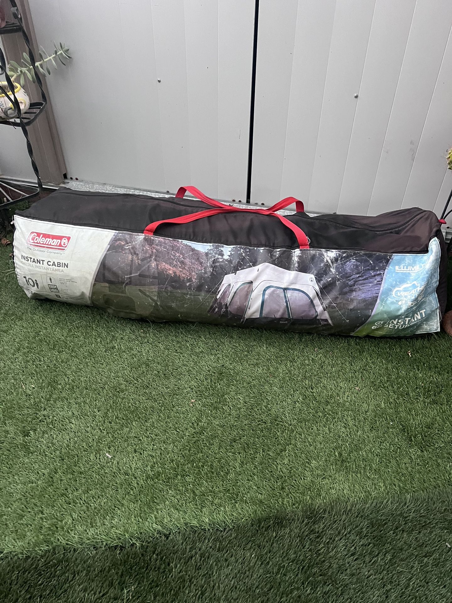 Coleman Instant Cabin Tent 10 Person with Instant Setup for Camping