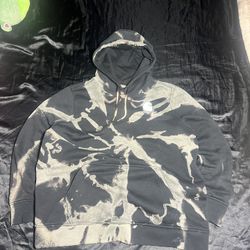 Carhartt Hoodie Tie Dye Jacket Bleach Winter 