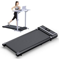 Walking Pad，Under Desk Treadmill 2 in 1 Treadmills，Portable Walking Treadmill 2.5HP, 320lbs Max Weight Remote Control LED Display,Installation-Free Jo