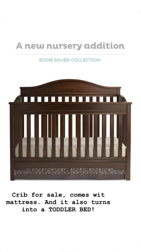 Eddie Bauer Crib Toddler Bed For Sale In Philadelphia Pa Offerup