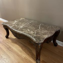 Stunning Marble Top Coffee Table