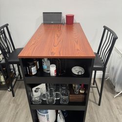 Bar Table With stools