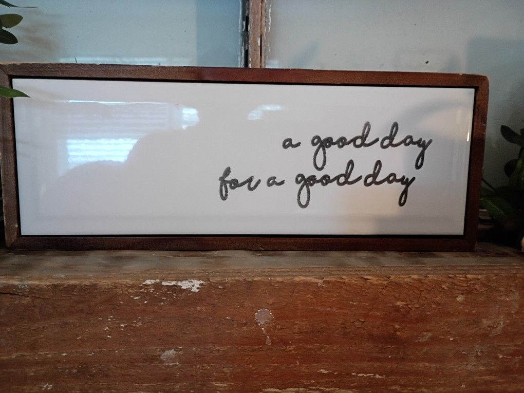 Ceramic Tile Framed Sign