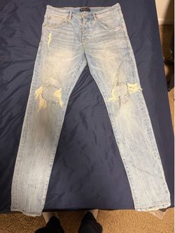 Purple jeans