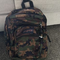 Jansport Camouflage Backpack 
