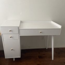 White Vanity Desk