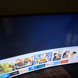 70 Inch Samsung Smart Curved Tv W Remote,  Can Deliver For Xtra $10