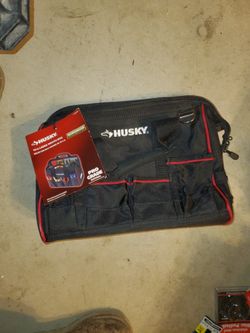 Husky 14 " Large Mouth Tool Bag New