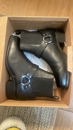 Zara bota cowboy boot size 7m black