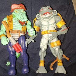 Ninja Turtles Bad Guys Set Of 4.  $15.00 Each 