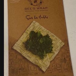 Sur La Table Bee's Wrap Reusable Beeswax Wraps, Set Of 3