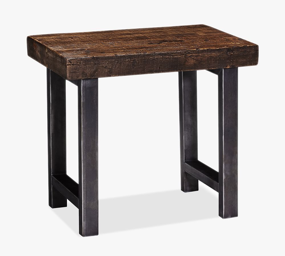Reclaimed Wood End Table Pottery Barn