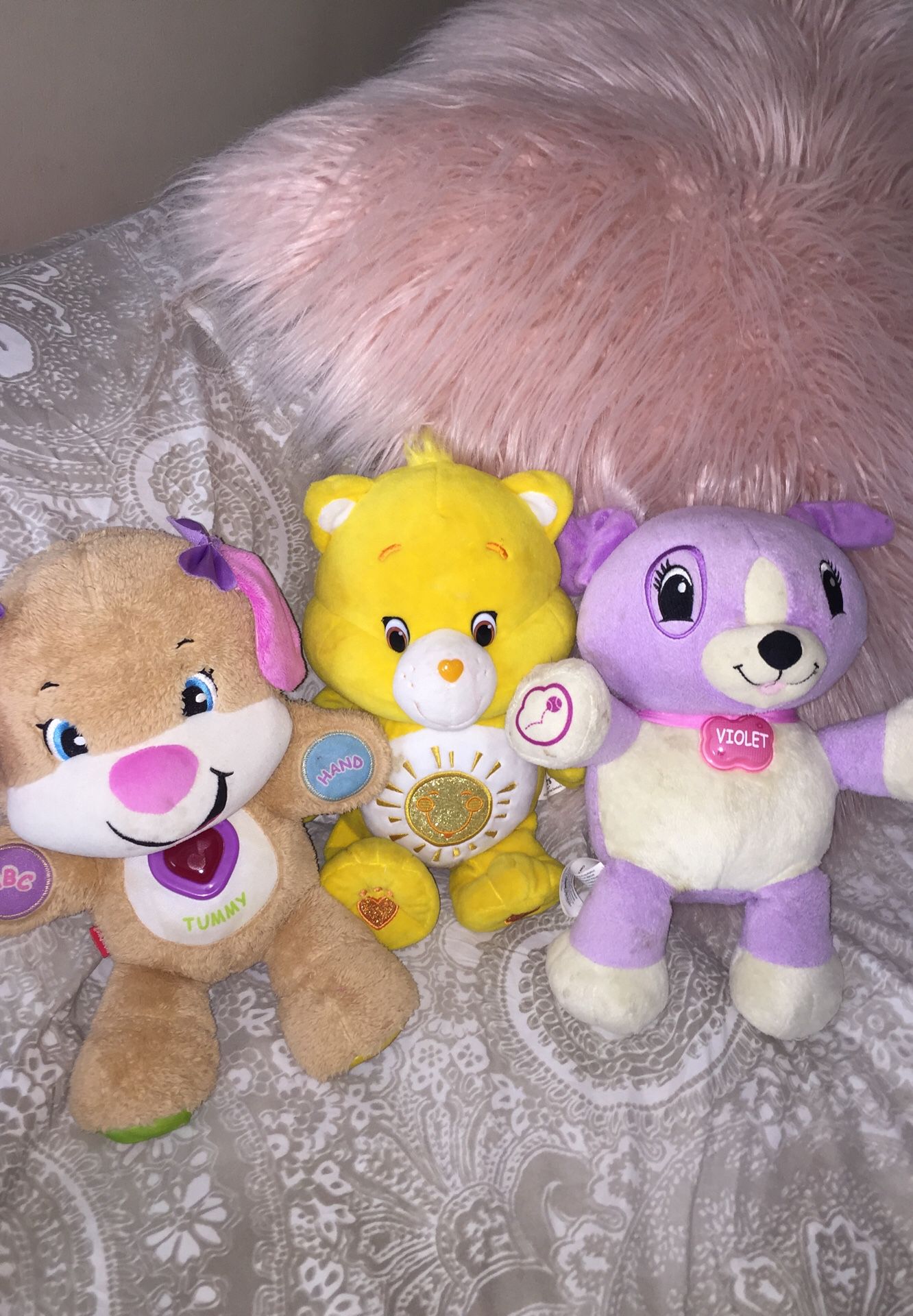 Musical and talking stuffed animals