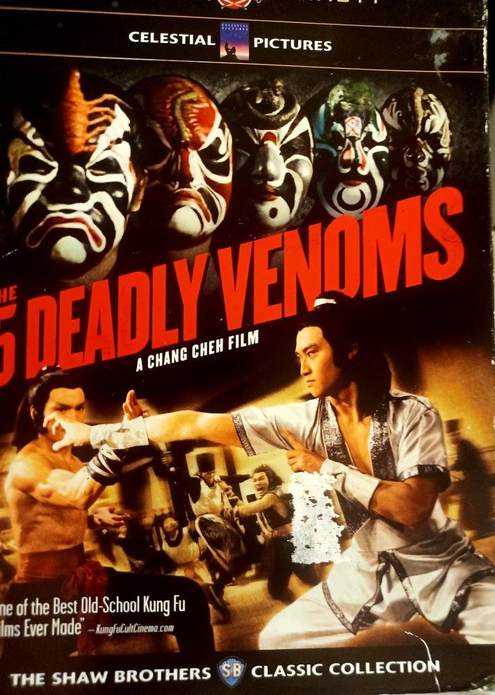 The Five Deadly Venoms DVD