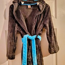 Kid's Hooded Fleece Monster Robe