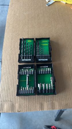 Hitachi Drill Bit and Screwdriver Bit Sets