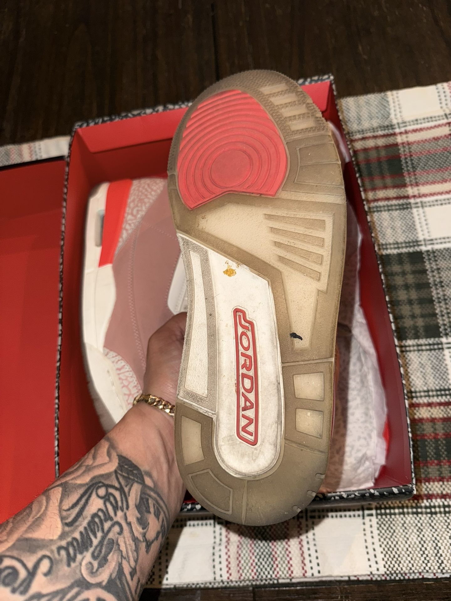 Jordan 3 Rust Pink Size 8.5 Men