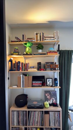 Shelves!!!! None of the stuff included.