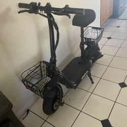 Urban Rider Electric Scooter w/ Seat +basket