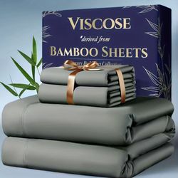 4 Pc Bamboo Cooling Bedding