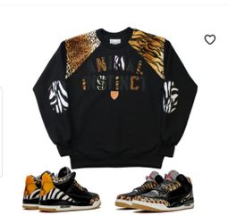 Jordan sneakers/and sweatshirt