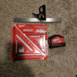 Set of measuring tools .